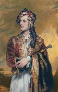 Lord Byron in Albanian dress Thomas